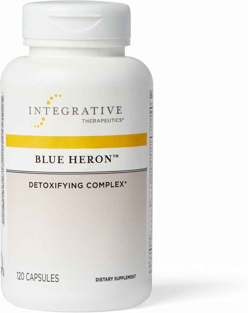 Integrative Therapeutics Blue Heron - Digestive Supplement That Supports Colon Function & Gastrointestinal Support* - Dairy-Free - 120 Capsules (20 Servings)