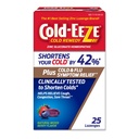 Ψυχρό-Eeze Plus Φυσικό Μικτό Berry Ψυχρό & Γρίπη Ψευδάργυρος Lozenges, Multi-Συμπτώματα Ανακούφιση, Ομοιοπαθητική Ψυχρή Θεραπεία, μειώνει τη διάρκεια του κοινού κρυολογήματος, Sambucus Nigra για να ανακουφίσει το κρύο & συμπτώματα γρίπης, 25 Ct