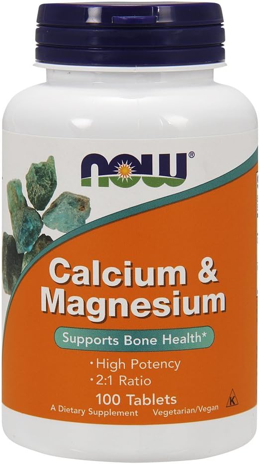 Τώρα τρόφιμα Cal Mag 500/250mg, 100 CT