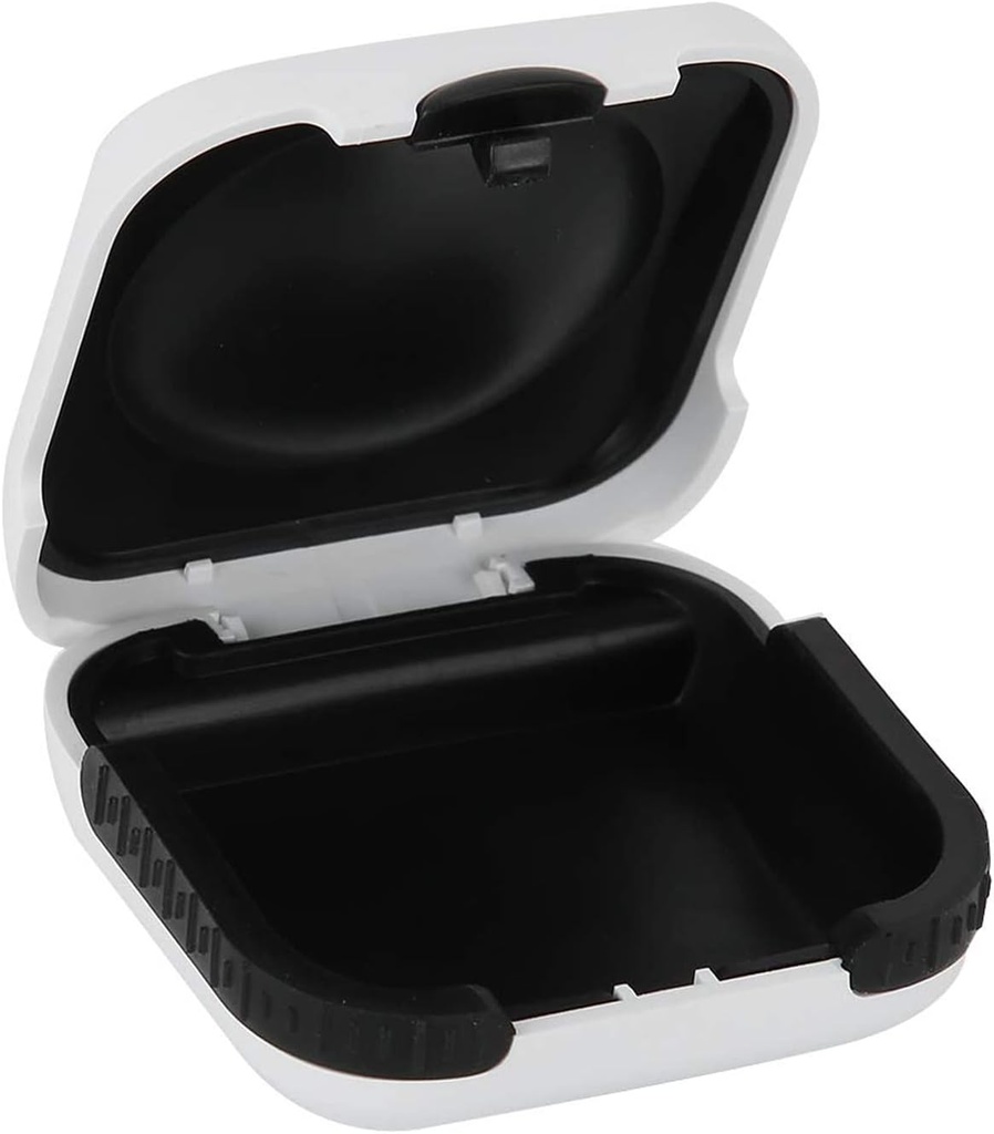 Ακοή Βοηθητικό Υπόθεση Σκληρό Μικρό Splashproof 2.16"*2.04"*0.39" Συνοφρυωμένο εσωτερικό για 2 Βοηθητικά Ακρόαση, ITE, RIC, CIC