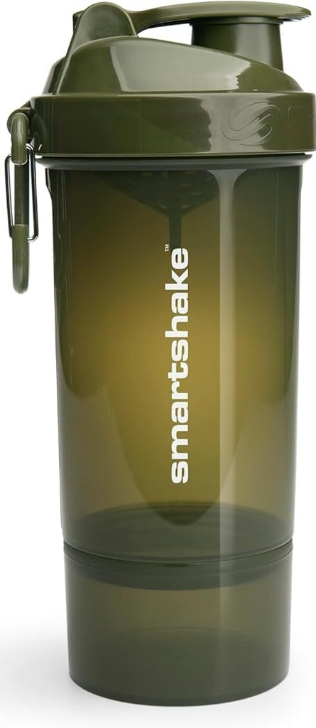 Smartshake O2GO Ένα πλαστικό μπουκάλι αναδευτήρα πρωτεϊνών 800 ml 