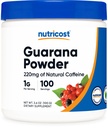 Nutricost Guarana Extract Powder 100 Grams Per Bottle - Natural Brazilian Herbal Caffeine Energizer Supplement