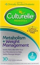 Culturelle Probiotic Κάψουλες για Υγιή Διαχείριση Μεταβολισμού & Βάρος (Ages 18+) - 30 Count - Helps Διαχείριση Βάρος & Προώθηση Μεταβολισμού Λιπών, Καρβών & Πρωτεΐνης - Χωρίς καφεΐνη