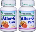Planet Ayurveda Aller-G Care, 500mg Veg Capsules - 2 Bottles