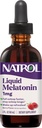 Natrol Liquid Melatonin 1 mg, Adult Melatonin Supplement to Fall Asleep Faster and Stay Asleep Longer, Wake Up Refreshed, 2 FL OZ Berry-Flavored Liquid, 15 Servings