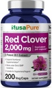 NusaPure Red Clover Caps 2000mg per Veggie Caps 