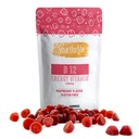 B12 Gummy Βιταμίνες - 1500 mcg Βιταμίνη B12 Gummies για ενήλικες και παιδιά - Βοηθά με την ενέργεια, το μεταβολισμό, το νευρικό σύστημα των οστών Υποστήριξη - άρωμα σμέουρων - 60 Count - 60 Day Supply