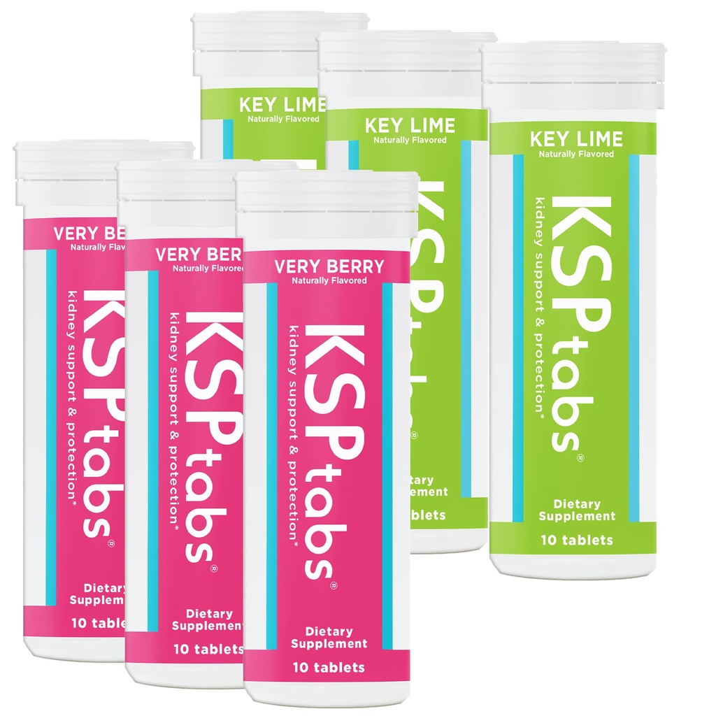 Berry & Lime All Natural Hydration & Kidney Health Supplement to Combat Calcium Oxalate Crystal Formation, Μικτή Συσκευασία Γεύσης-6