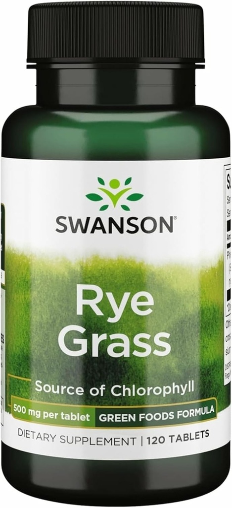 Swanson Rye Grass 500 μιλιγκράμ 120 καρτέλες