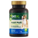 Petnc Natural Care Adult Multi Chewables (75 Count), Daily Dog MultiVitamin & Multimineral Support, περιλαμβάνει ψευδάργυρο, μαγνήσιο & More, υποστηρίζει τη συνολική υγεία, για τα σκυλιά 1+ έτος, συκώτι Γεύση