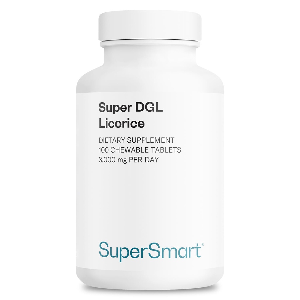 SUPERSMART - DGL 3.000 mg ανά ημέρα - Υγεία των ούρων - Εκχύλισμα της ρίζας γλυκόριζας για την υγεία του γαστρεντερικού