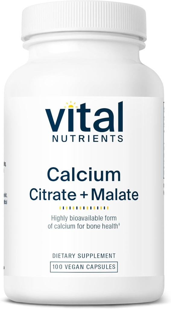 Vital Nutrients Citrate Calcium and Malate Complex 150mg 