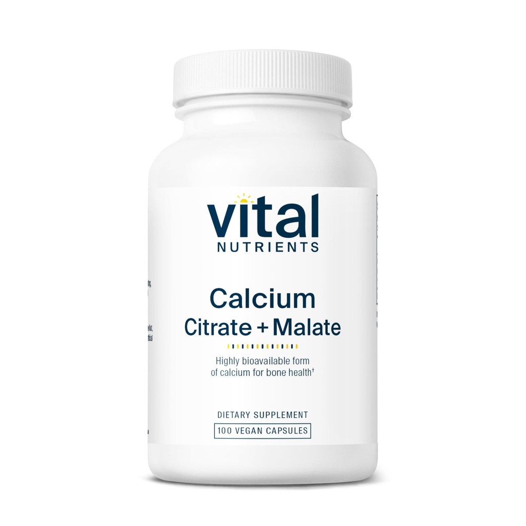 Vital Nutrients Citrate Calcium and Malate Complex 150mg 