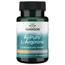 Swanson Amino Acid Ajipure L- Αργινίνη Φαρμακευτική Βαθμός 500 Χιλιοστόγραμμα 60 Veg Κάψουλες