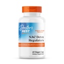 Doctor's Best NAC Detox Regulators συμπλήρωμα για άνδρες & γυναίκες - N-Acetyl Cysteine 600 mg, Liver Health Support, NAC κάψουλες με Σελήνιο & Μολυβδαίνιο, Υποστηρίζει Αντιοξειδωτική Άμυνα - 60 Veg Caps