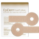 EpiDerm Areopexy Silicone Scar Sheets – Reuseable, Washable & Customizable Μείωση στήθους & Post Op Χειρουργική στήθους Απαραίτητα - Γλειφιτζούρι Σχήμα Επαγγελματικού βαθμού Scar Patches – Φυσικό, 1 Ζεύγος
