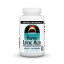 Source Naturals Alpha Lipoic Acid 100 mg Υποστηρίζει τον υγιή μεταβολισμό ζάχαρης, ηπατική λειτουργία & παραγωγή ενέργειας - 120 κάψουλες