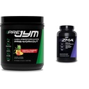 PRE JYM 30 Σερβίρει ανανά Φράουλα & JYM ZMA Ψευδάργυρος / Μαγνησίου Κάψουλες συμπλήρωμα 90 κάψουλες χορτοφάγων