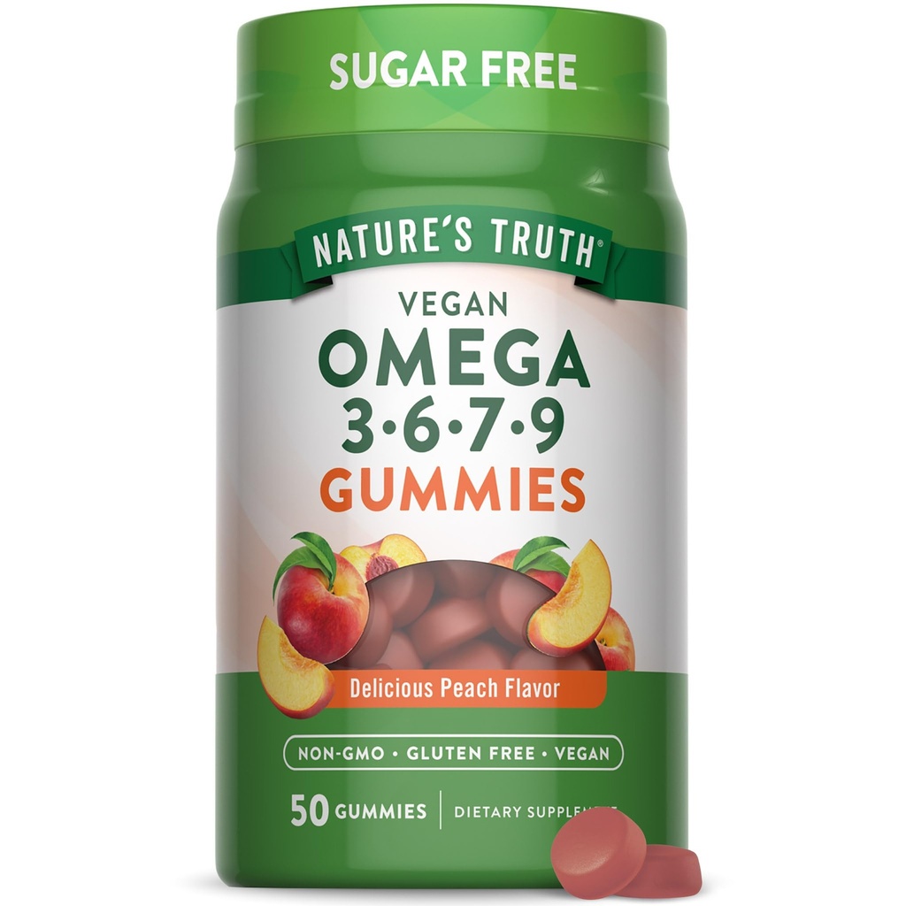 Η αλήθεια της φύσης Vegan Omega 3679 Gummies 