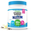 Orgain Organic Vegan Protein Powder + Γάλα Βρώμης, Vanilla Bean - 20g Φυτική πρωτεΐνη, χωρίς γλουτένη, χωρίς γαλακτοκομικά, σόγια ή Λακτόζη συστατικά, χαμηλή ζάχαρη, μη-GMO, Kosher, Για Shakes & Smoothies - 1.05lb