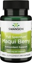 Swanson Full Spectrum Maqui Berry 400 Milligrams 60 Κάψουλες