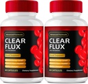 Clear Flux Supplement, Super Boost Clear Flux Supplement, Clear Flux Pills, Official Formula, Premium Support to Maintain Stable Levels & Healthy Circulation, Clear Flux Health Reviews (2 Pack)