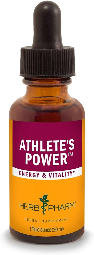 Herb Pharm Athlete's Power Liquid Herbal Formula for Energy and Vitality - 1 Ουγγιά (FSTEROL01)