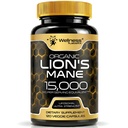 Lions Mane Συμπληρώματα κάψουλες - 120 Count - συμπλήρωμα μανιταριών, Συμπληρώματα εγκεφάλου για τη μνήμη και εστίαση, κάψουλες Mane Mushroom Lion οργανικά - Γνωστική και ανοσοποιητική υποστήριξη, συμπλήρωμα εστίασης