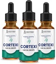 Αιτιολογημένα Εργαστήρια (3 Pack Cortex Ear Drops Cortexi Healthy Eardrum Oil Υποστηρίζει υγιή αυτιά Premium μείγμα αιθέριων ελαίων 3 μπουκάλια