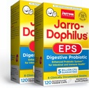 Jarrow Formulas Jarro-Dophilus EPS - 5 Δισεκατομμύρια Οργανισμοί ανά υπηρεσία - 120 Enteric Coated Veggie Caps, Multi-Strain Probiotic - Εντερική & Ανοσολογική Υγεία, 120 Count (Pack of 2)