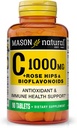 MASON NATURAL C 1000 MG Plus Rose HIPS και BIOFLAVONOIDS Complex