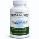 Bricker Labs Omega Cyclo - Mussel Plus UC-II, Premium NZ Green Lipped Mussel Plus UC-II Undenatured Type II Collagen, the Ultimate Joint Supplement for Joint Health and Comfort, 90 Capsules