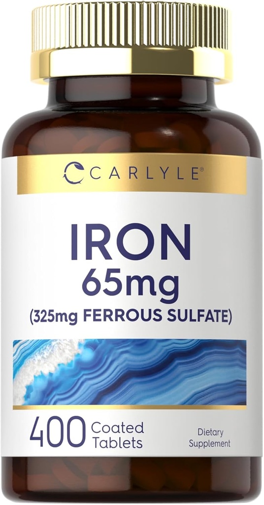 Carlyle Ferrous Sulfate 325mg, 65 mg 