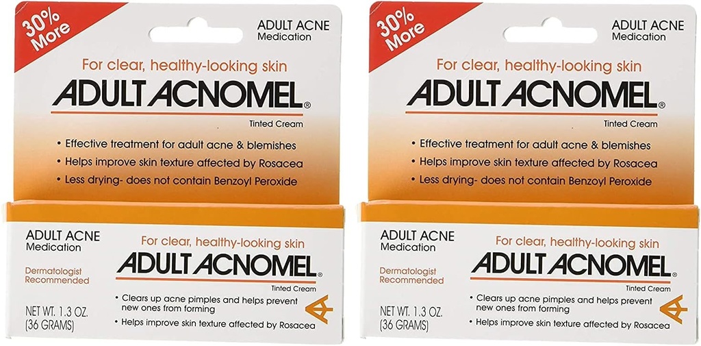 Ενήλικας Acnomel Acne Medication 1.3 Oz (πακέτο του 2)