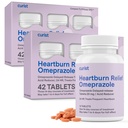 Curist Omeprazole 20mg Tablets Μαζική Συσκευασία - 84Count Delayed- Release Tablets - Acid Reflux Medicine for Heartburn Relief (2 Συσκευασία των 42 Tablets - 84 Total)