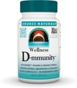 Source Naturals Wellness D-mmunity, Bio-Aligned Vitamin D Immune Formula, Supports Optimal Absorbtion and Utilization*, 125 mcg (5,000 IU) D-3-30 Vegetarian Capsules