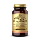 Solgar Vitamin E 670 mg (1000 IU) - 100 Vegan Softgels - Φυσικό Αντιοξειδωτικό - Μη ΓΤΟ, Χωρίς Γλουτένη - 100 Μερίδες