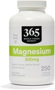 365 από το Whole Foods Market, Magnesium 200mg, Vegan, 250 Tablets