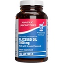 Cold Pressed Organic Flaxseed Oil 1000mg Softgels - Μη ΓΤΟ Βιολογικό Έλαιο Σπέρματος Πλούσιο σε Φυσικά Ωμέγα 3 6 9 για Πλήρη Οφέλη Σώματος - Συμπλήρωμα Ωμέγα 3 Χωρίς Ψάρια (180 Softgels)