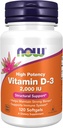 Τώρα τρόφιμα, βιταμίνη D3 2000Iu (Softgels)
