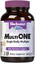 Bluebonnet Nutrition Mult One (με σίδηρο), Καθημερινή διατροφική υποστήριξη*, χορτοφάγος φιλικός, Kosher Πιστοποιημένος, χωρίς γλουτένη, χωρίς γαλακτοκομικά, 30 κάψουλες λαχανικών, 30 εξυπηρετούν