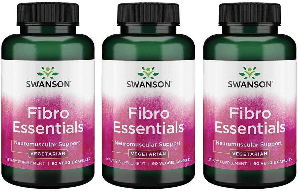 Swanson Fibro Essentials 90 Κάψουλες Veg (3 Συσκευασία)