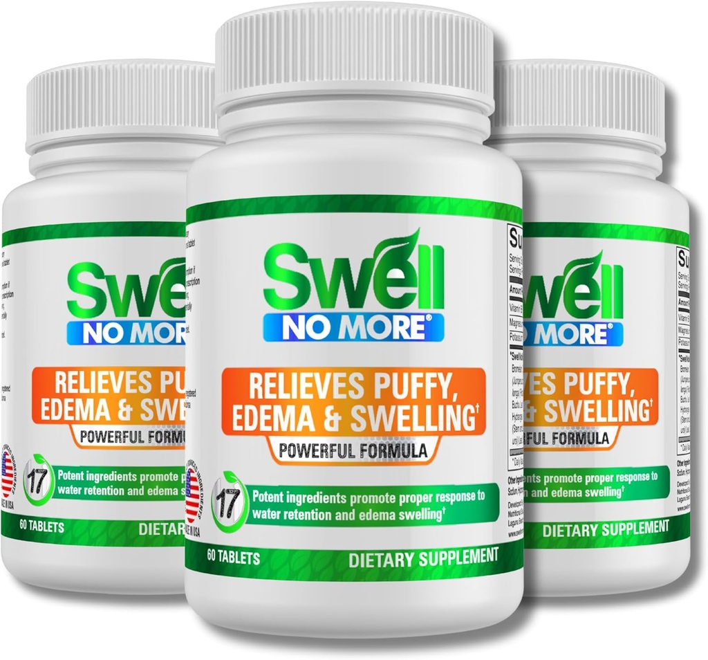 για Swollen πόδια και Ankles, Μείωση των οίδημα πόδια, Edema ανακούφιση για τα πόδια, Edema, Ankle Swelling Relief, Χάπια νερού για Swollen πόδια, μειώνει Puffy Eyes, Swelling Reucer. (3 Pack/3 Μήνας προσφοράς)