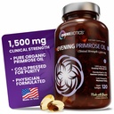 OmniBiotics Organic Evening Primrose Oil for Women – Κλινική Δύναμη 1500mg ανά κάψουλα, 10% GLA, Ψυχρό, Μη ΓΤΟ, Ορμονική Ισορροπία για Γυναίκες – 120 Vegan Softgel Κάψουλες