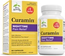 Terry Φυσικά Curamin Νύχτα - Curcumin & DLPA συμπλήρωμα καψακίων - Μη ΓΤΟ συμπλήρωμα για την υποστήριξη υγιή ύπνο & χαλάρωση - συμπλήρωμα βοτάνων με μελατονίνη - 60 κάψουλες