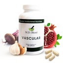 Vascular Support Supplement – L-Arginine, Garlic, Pomegranate & Beet Root Formula – Supports Circulation, Blood Flow & Nitric Oxide Production – 120 Capsules (Pack of 2)