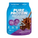 Απλή σκόνη πρωτεΐνης Whey, χωρίς γλουτένη, 23G πρωτεΐνη, πλούσια σοκολάτα, 1,6lbs