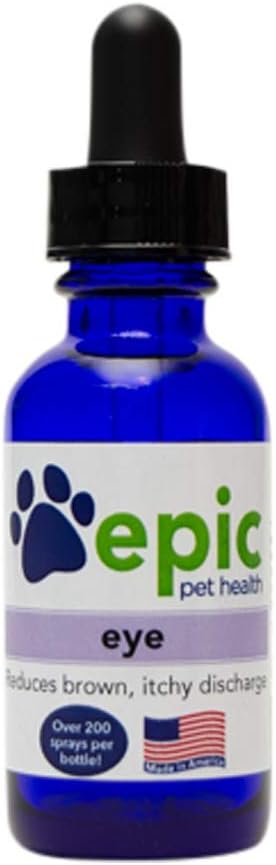 Eye - All Natural Liquid Supplement for Improved Eye Health – Reduces Brown Discharge – for Best Results Mist Over Head and Put in Food & Water – Improve Eye Health Naturally (Dropper, 2 Ounce)