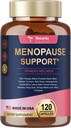 Menopause Supplements for Women, Multibenefit & Complete Black Cohosh, Ashwangandha Roots, Menopause Probiotics for Women, All-Natural Probiotic, Premium Ingredients