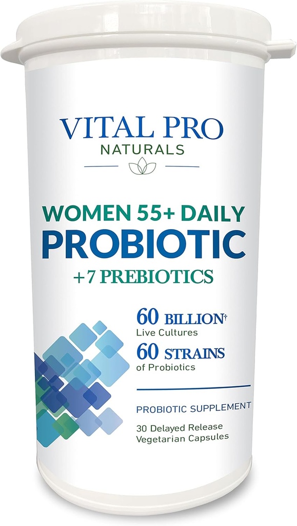 Vital Pro Naturals - Women 55+ Daily Probiotic Plus Prebiotics 30 Capsules